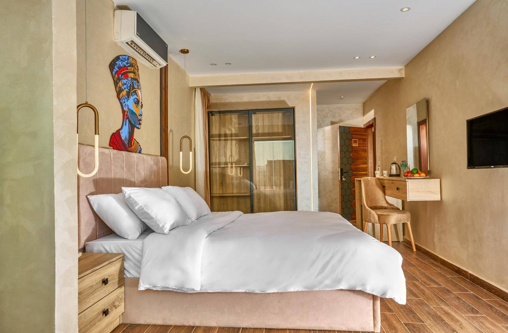 Hotel Cleopatra Tower Pyramid View Kafret el-Gabal Exterior foto